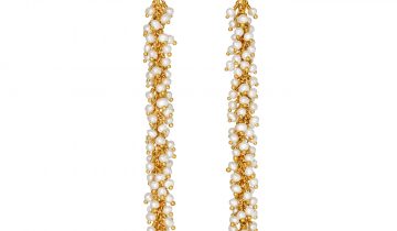 Pearl and Gold Vermeil Catkin Earrings