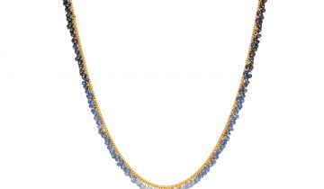 Sapphire Ombré Full Row Necklace