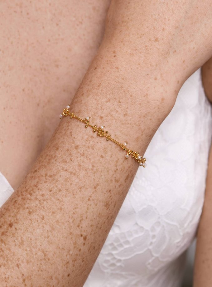 Pearl Droplet Bracelet