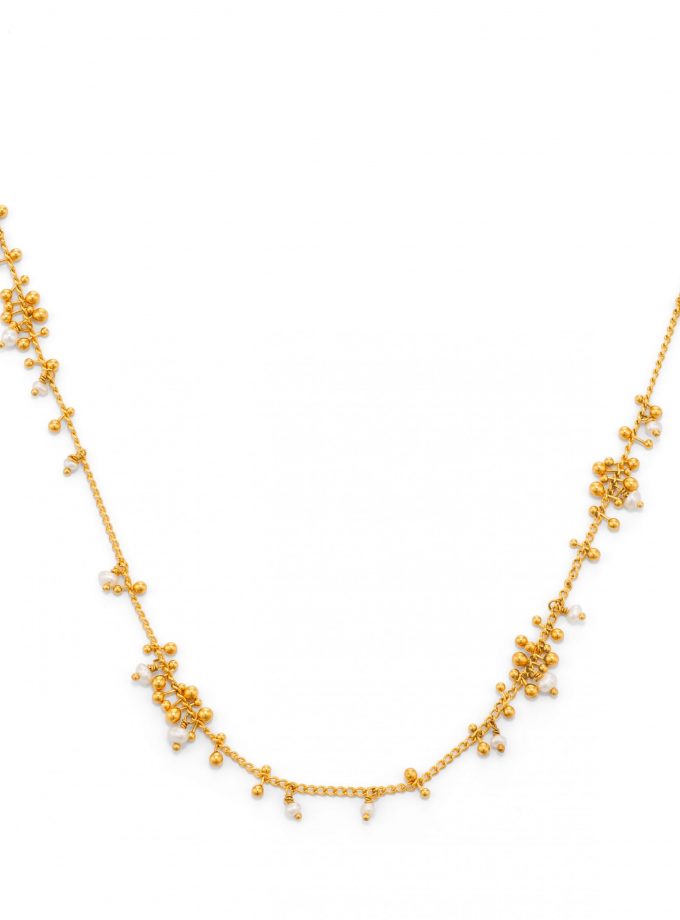 Pearl Scattered Droplet Necklace