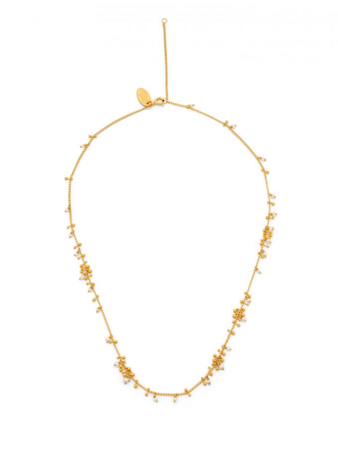 Pearl Scattered Droplet Necklace