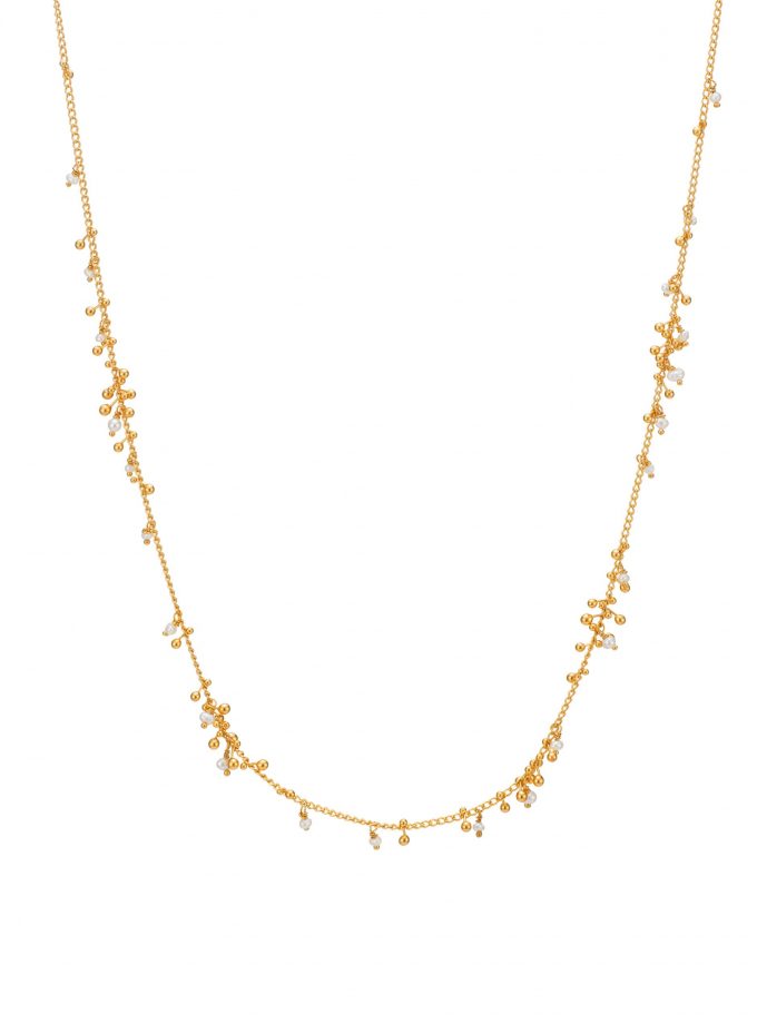 Pearl Scattered Droplet Necklace